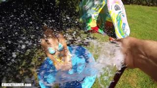 AQUA-MILF COLLECTION #2 Britney's Big Wet Boobs Bouncing in Slow Motion! 1