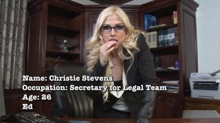 MEGA TITTY LEGAL ASSISTANT CHRISTIE STEVENS ANAL FUCKED AT OFFICE 1