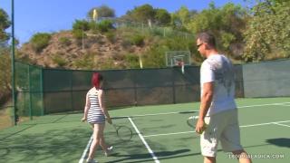 800DAD - PAWG Jaye Rose Tennis Lesson Turns to Hot Fuck 2