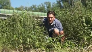 Two teens Sunbathing on the Meadow and Boy Watching them - XCZECH.com 10