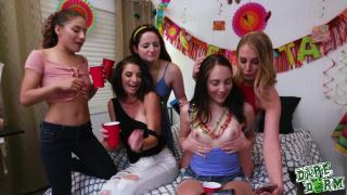 College Girls have a Dorm Party with a Dick 3