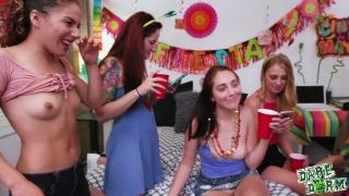 College Girls have a Dorm Party with a Dick 4