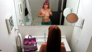 Blackdick Lesbian Redhead Teen Marie McCray Greets Kiara Diane at her Hotel Room Work - 1