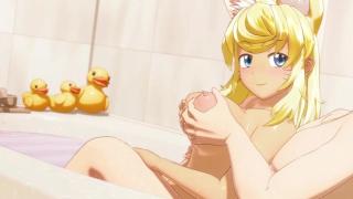 Big Tit Blonde Hentai Stepdaughter Gets Creampie 9