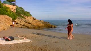 Puta All Natural Latinas get Fucked by Big Dick on the Beach Mature