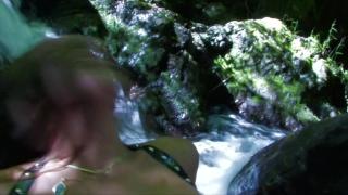 Wild Fucking on the Shore of a Waterfall 12