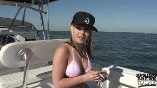 Boat Girls Naked in Tampa Bay Night Boating and Flashing and Pussy Licking 8