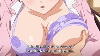 Huge Tit Hentai Teen Babe Fucks in School 10