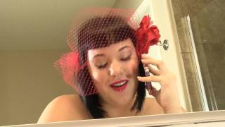 Romantic Pinup BBW Alexxxis Allure Sexes up her Client 2