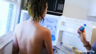 Natural Babes Cool off in Kitchen 5