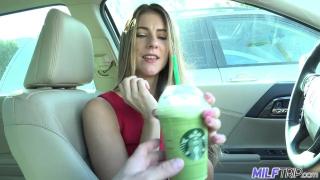 Hot Young Mother Tara Blows a Stranger in his Car on Lunch Break 2