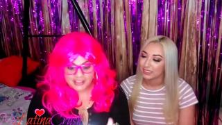 Latina MILF Lets Blonde Suck Husbands Cock POV & Takes Selfies 7