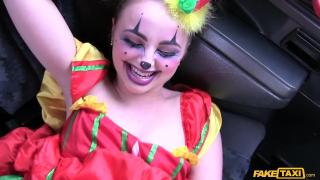 Big breasts Fake Taxi - Driver Fucks Cute Valentine Clown Eva Angelina
