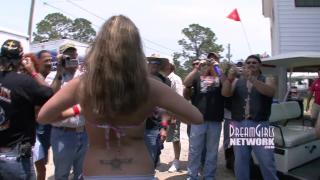 Biker Chicks Gets Naked at a Rally 6
