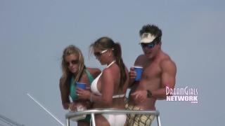 Miami Boat Bash Girls Partying and Flashing 1