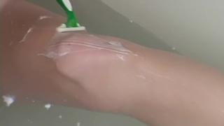Jerking your Dick while I Shave my Legs. JerkOffInstructions 9
