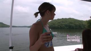 Hot Girls get Naked and Party on Top of a Houseboat 6