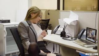 Mofos - Ava Hardy is Caught Masturbating at Work and Fucks her Coworker 2