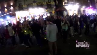 Two Girls Dragged off the Street Show Pussy at Mardi Gras 7