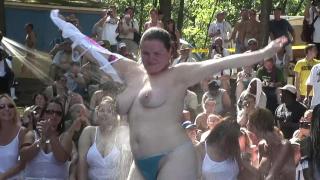 Wet T Shirt Contest at a Nudist Resort 3