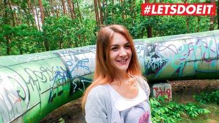 Beautiful German Teen Gets Seduced and Banged in the Forest - #LETSDOEIT