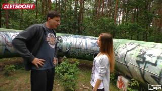 Beautiful German Teen Gets Seduced and Banged in the Forest - #LETSDOEIT 3