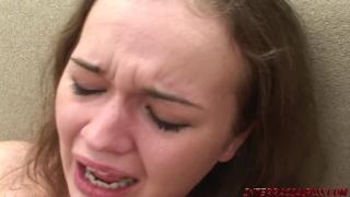 Cute Teen Luissa Takes on 2 Massive BBC's and she can't Handle It! 11