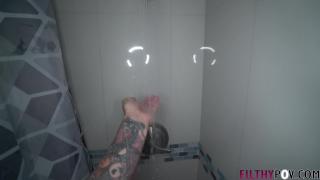 Catching my Hot StepSister Masturbating in the Shower & Fucking her 2