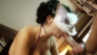 Kitty Masked Bitch Loves Cock