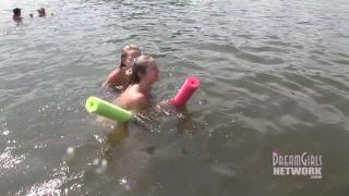 Hot Girls Eat Pussy and make out at Party Cove 7