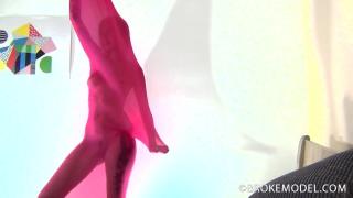 Russian Babe Arteya Dee Trapped in a Giant Pink Nylon Stocking *BTS W/music 5