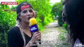 LETSDOEIT - Hot Ebony Pornstar Josy Black Rides and Blows German AMATEUR 3