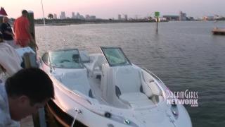 Girls Flashing on Sunset Boat Ride 1