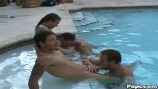 Reality Dudes - Sexy Latino Hunks Ride Cock by the Pool 5