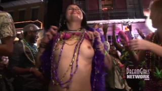 Home Video of Wild Mardi Gras Street Party 11