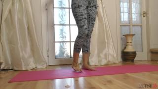 4K - Hot Naked Yoga Routine of Gina Barrett 12