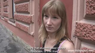 Tricky Agent - Sonja - a Blond Student is looking for some Cash! 2