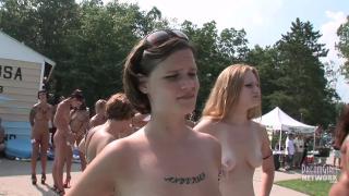 Totally Naked Strippers at a Nudist Resort 12