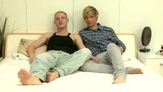 Teens Jesse and Kai Explore each others Cocks 1
