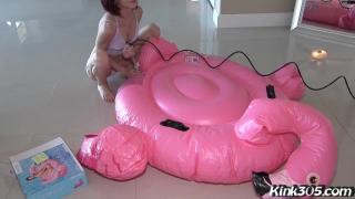 Lola Fae Fucks the Inflatable Flamingo before she Pops Him! 10