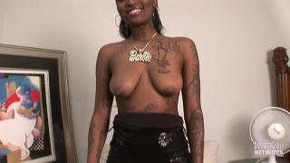 Tattooed Ebony Hottie Twerks Buck Naked 9