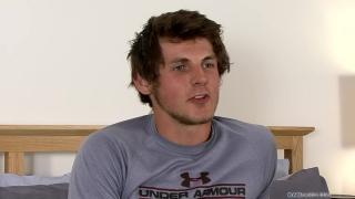 Jock Tom Evans Jerks off after an Interview 5