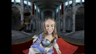 Cosplay VR Jaina Proudwhore (Daisy Stone) wants Cock in a Whorecraft Castle 2