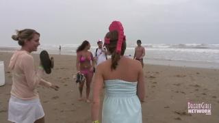 Coeds Flash Perky Tits at Spring Break Wet T Contest 3