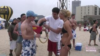 Coeds Flash Perky Tits at Spring Break Wet T Contest 9