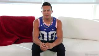 Straight Latino Devon Felix first Time Gay Casting Gets Dicked down no Homo 3