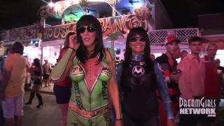 Body Painted Milf's Roam Streets at Swinger Party 3