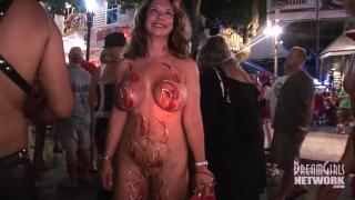 Sexy Costumed Swingers Show their Goods on Halloween 1