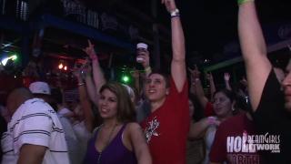 Coeds Dance and Show Tits in Night Club on Spring Break 9