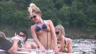 Home Video Voyeur Topless Boat Ride